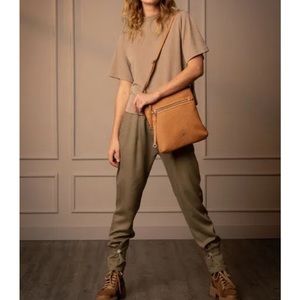 Handwoven Leather Shoulder Bag